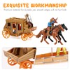 STOBOK Indian Figures Models: Wild West Cowboys Figure Playset Set