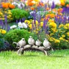 Bird Figurines - Animal Bird Ornaments,Standing on Branch Home Decoration