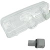 Generic 2 x Side Marker Lights Truck White Reflector Left