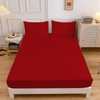 KHIM Luxury Extra Deep Fitted Sheet 16”/40CM Breathable Poly Cotton