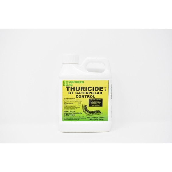 Southern Ag Thuricide BT Caterpillar Control - 16oz Controls  Ants Moths Worms
