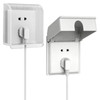 2Pcs Socket Cover Box,Plug Socket Cover,Single Socket Cover,Plug Socket Covers
