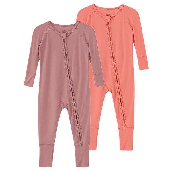 SUZEL Baby Viscose from Bamboo Footless Pajamas Boys Girls Zippy