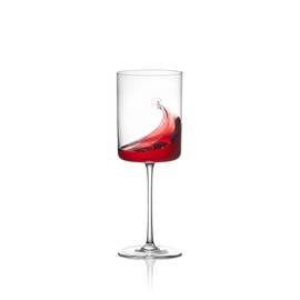 RONA Medium 42 Wine Glass | 14 oz. | Set of 6 | Medium Collection | White and Red Wine Glass Set | Crystalline Glass | Ideal for Home, Restaurant, Party, Wedding, Champagne | Made in Europe |