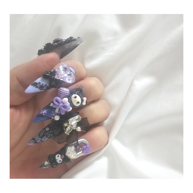  Premium Artlace Handmade Nail Tips ✨ - Long Round