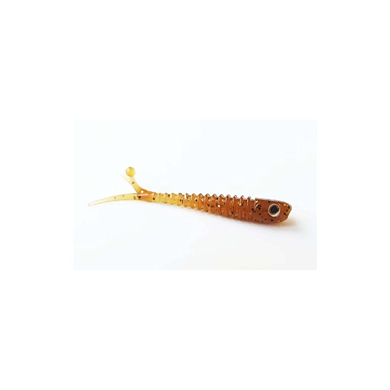 FISHIN ADDICT Micro NANO-FRY curly split tail fishing lures 1.5''