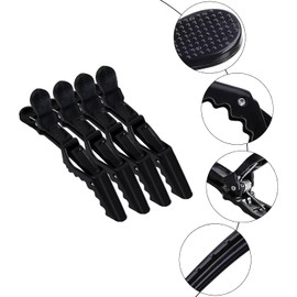 24Pcs Pinzas de Pelo de Cocodrilo, Pinzas para El Cabello para Mujeres, Pinzas de Cocodrilo, Peluquería Pinzas de Pelo para Peinar, para Todo Tipo de Cabello