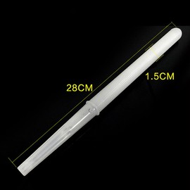 Spacnana LED Glow Sticks for Cotton Candy Machine, 7 Colour Settings, V-shaped Handle, Non-Slip, Reusable Marshmallow Sticks (White)