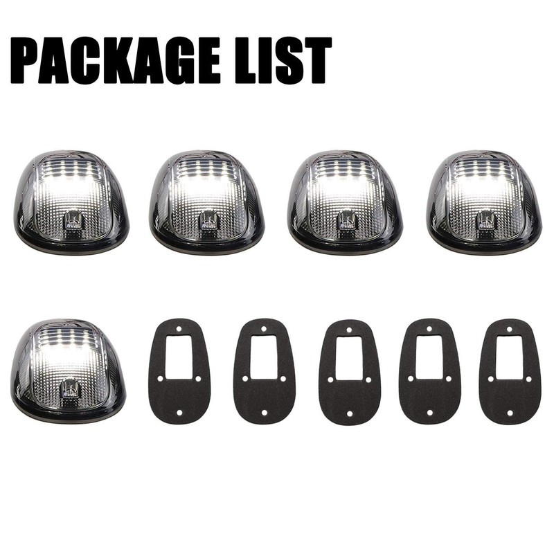 Tresound Cab Roof Marker Lights for 2003-2016 Dodge Ram 1500