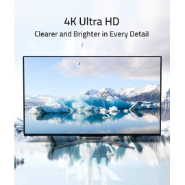 4K DisplayPort to HDMI Adapter [NOT USB] [High-Speed, 2K 60Hz, 1080p 120Hz] Uni-Directional Display Port DP(PC) to HDMI(Monitor) Passive Adapter Compatible with DisplayPort Source Devices[NOT for Hub]