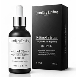 Sérum Retinol HPR 2% Facial | Reduce Arrugas y Manchas Sin Irritación | Regenerador Antiedad de Uso Nocturno | Apto Piel Sensible | 30ml