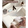 Quatish Leakproof Travel Soap Case with Lid, Shatterproof Bar Soap