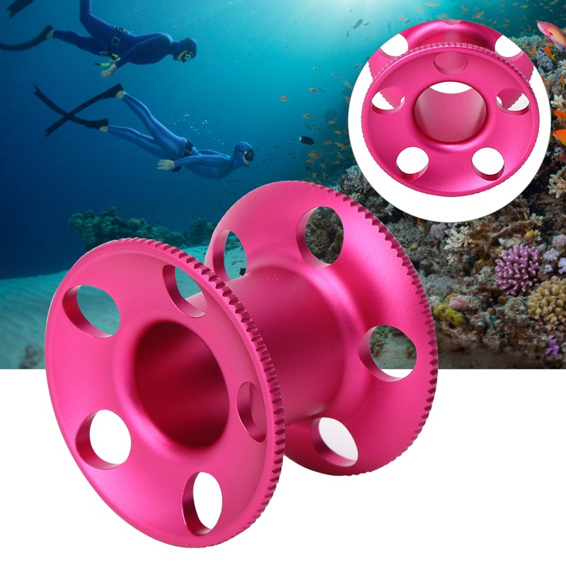 Aluminum Alloy Diving Finger Spool Reel Guideline for Freediving Snorkeling