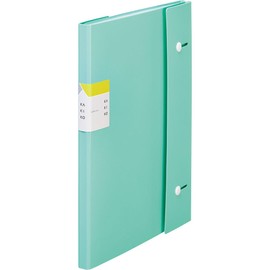 King Jim Clear File Kakiko Accordion Type 24 Pockets A4 Vertical Mint Green 8614-MG