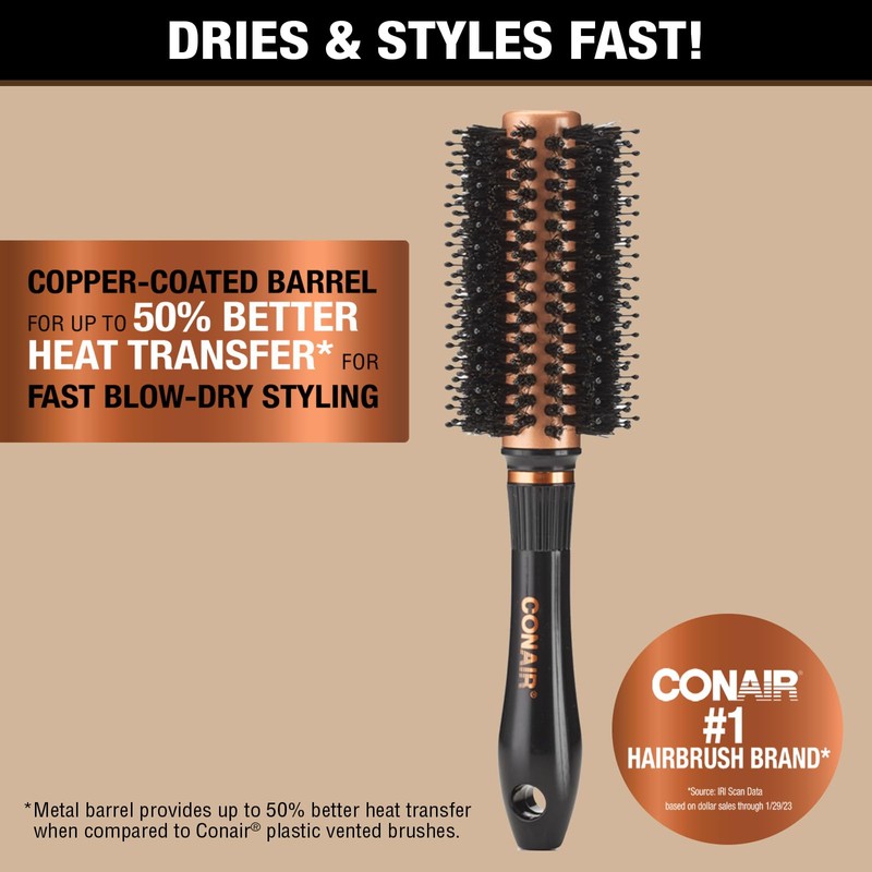 Conair Copper Collection Round Hair Dryer Brush - Blow Out