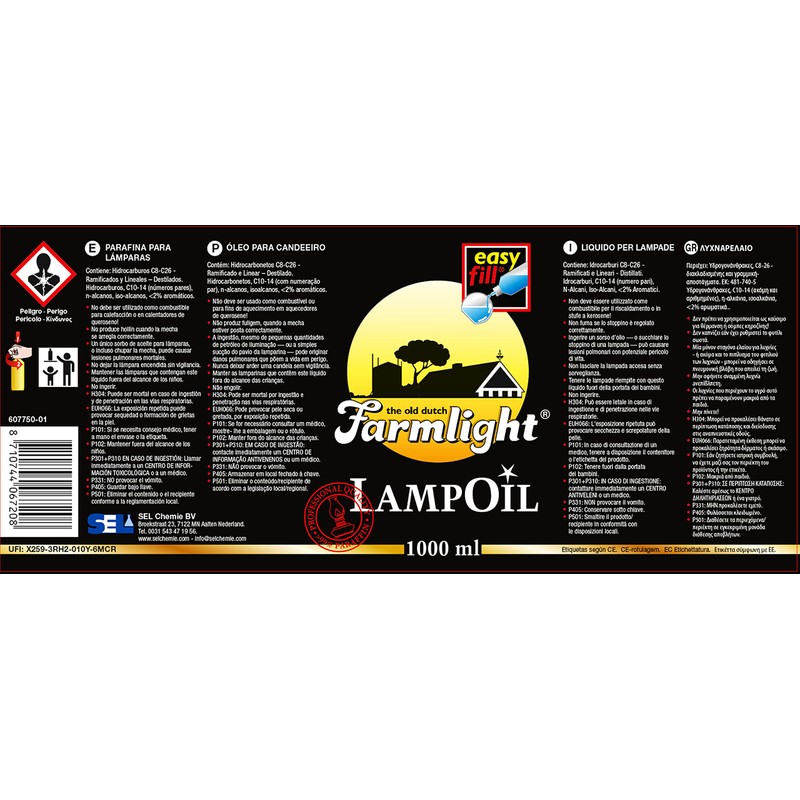 Farmlight Lampoil 1L Olio per Lampade