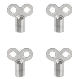 4 x Radiator Bleed Keys for Bleeding – Robust Metal – Suitable for All Heaters