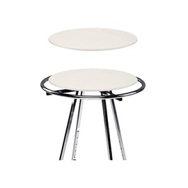 SSWBasics Ivory Wood Topper for Round Clothing Racks (30” Diameter)