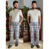 Ekouaer Men's 2 Pack Long Pajama Bottoms 2-Piece Lounge Pants