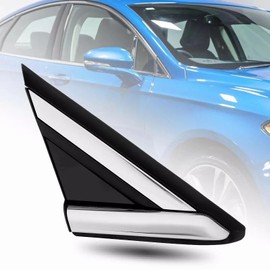 RONTCOS Front Mirror Corner Triangle Fenders Corner Molding Rearview Triangle Trim Panel For Ford Fusion 2013 2014 2015 2016 2017 2018 DS73-F16004-ADW DS73-F16004-BDW (Right Passenger Side)