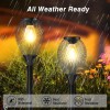 Bright 2 Pack Solar Pathway Lights, IP65 Waterproof,Aut