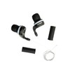 Black Grip Bike Shifters 3 x 7 Speed Set for