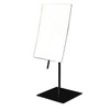 JERDON Rectangular Tabletop Vanity Makeup Mirror - 3X Magnification with