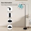 BoostArea Dimmable Floor Lamp for Living Room,Arc Remote Control Sofa