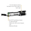 PowerApp Compact Max 300 Lumen LED Handheld Flashlight with Adjustable
