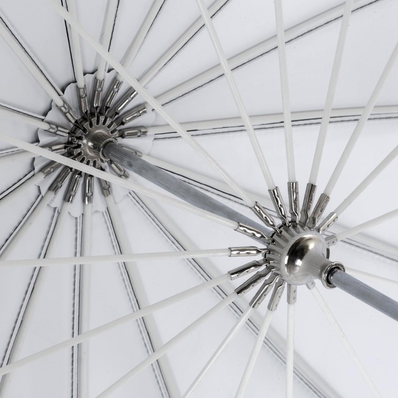 Glow Easy Lock X-Large Deep Translucent Fiberglass Umbrella (65")