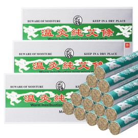 30 Stück Reine Natürliche Moxa-Sticks, Moxa Rollen, Moxa Zigarren, Moxa Roll Sticks Reine Natürliche Handgemachte Für Ältere Menschen, Frauen, Kinder (Moxibustion Rolls)