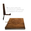 Memory Book for Funeral - Cover Made from Wood with