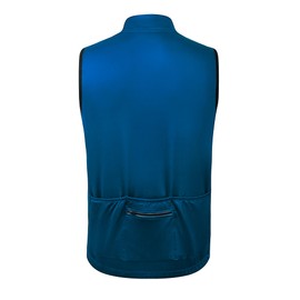 OFF PRND Winter Cycling Vest Men Thermal Fleece Cycling Clothing Bike Gilet Sleeveless Softshell Windproof Bicycle Vest (Blue, XX-Large)