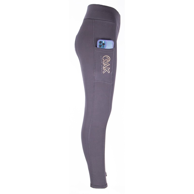 AK Wintex Pull on High Waisted Winter Horse Riding Tights/Leggings/Breeches