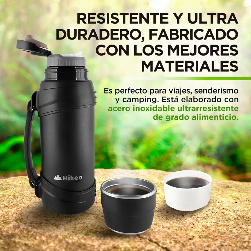 Termo De Acero Inoxidable Vaso Termico Doble Pared 2 Piezas