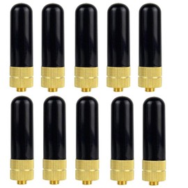 Retevis Walkie Talkies Antenna, 144/430MHz SMA-F Antenna, VSWR Less Than 1.5, for Retevis RA79 RT29 RT86 RT29D HD1 HD2, Compatible with BaoFeng UV-5R BF-888S UV-82 Arcshell AR-5 2 Way Radio(10 Pack)