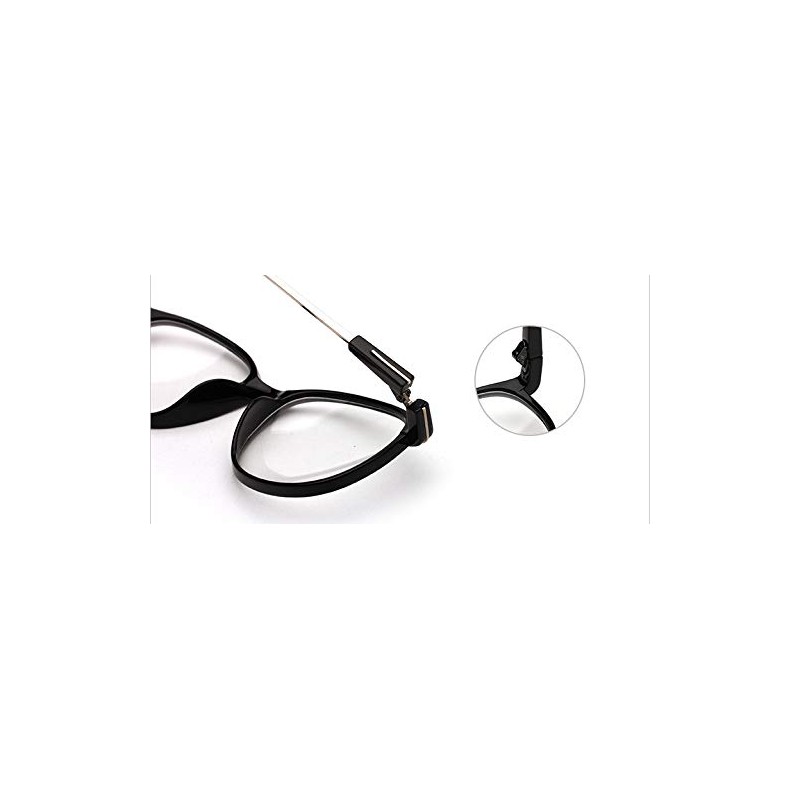 Rongchy Mens Myopia Glasses Womens oversize Frame Shortsighted Eyeglasses (Clear,