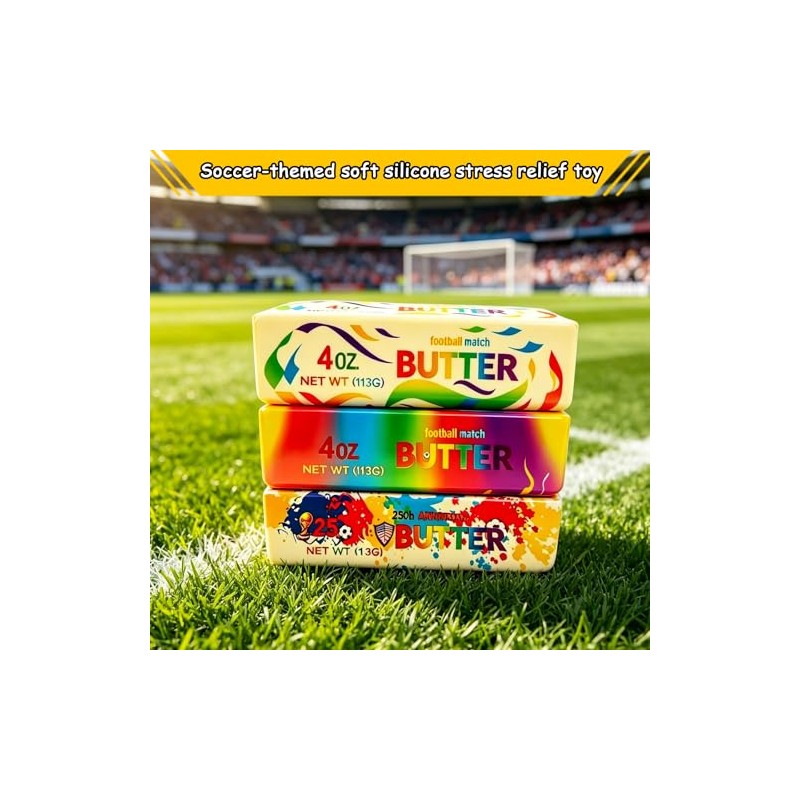 Butter Squishy, Squeeze Toys, Squishy Butter, Realistic Butter Stick Soft
