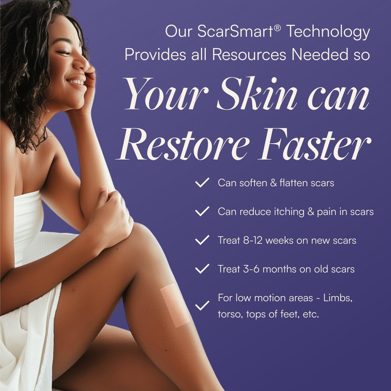 Scar Smart Scar Sheets - Scar Cream Strips for Surgical