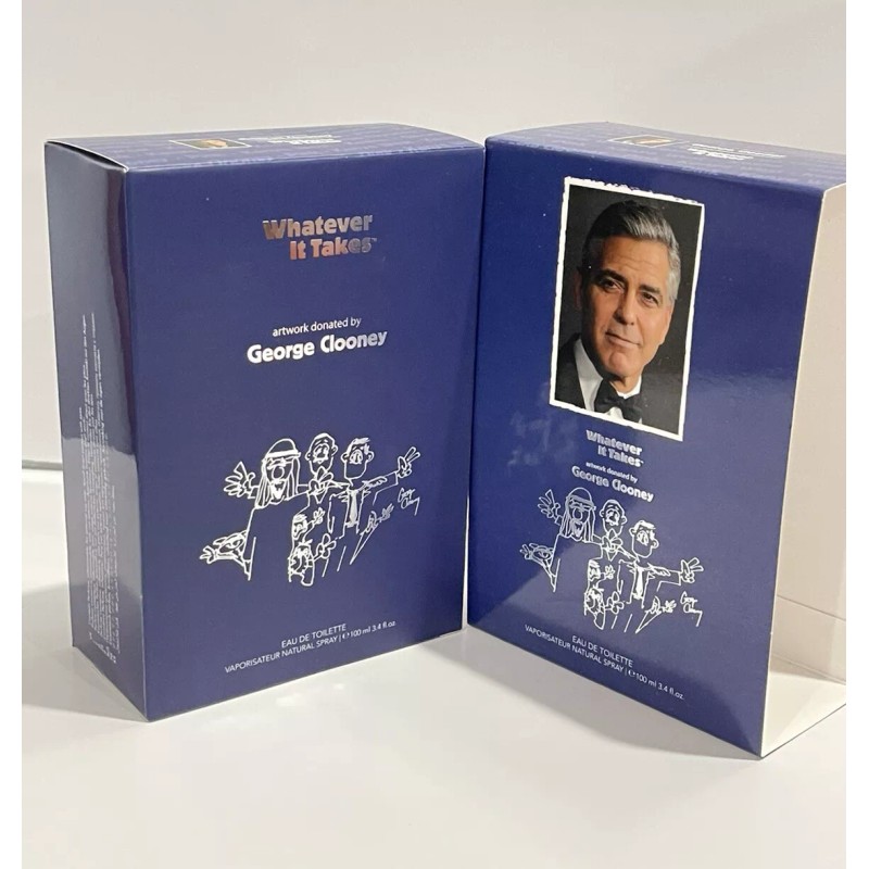 George Clooney Whatever It Takes 3.4oz Edt Spray New In