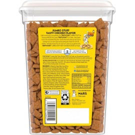 Temptations Jumbo Stuff Crunchy and Soft Cat Treats, Tasty Chicken Flavor, 14 oz