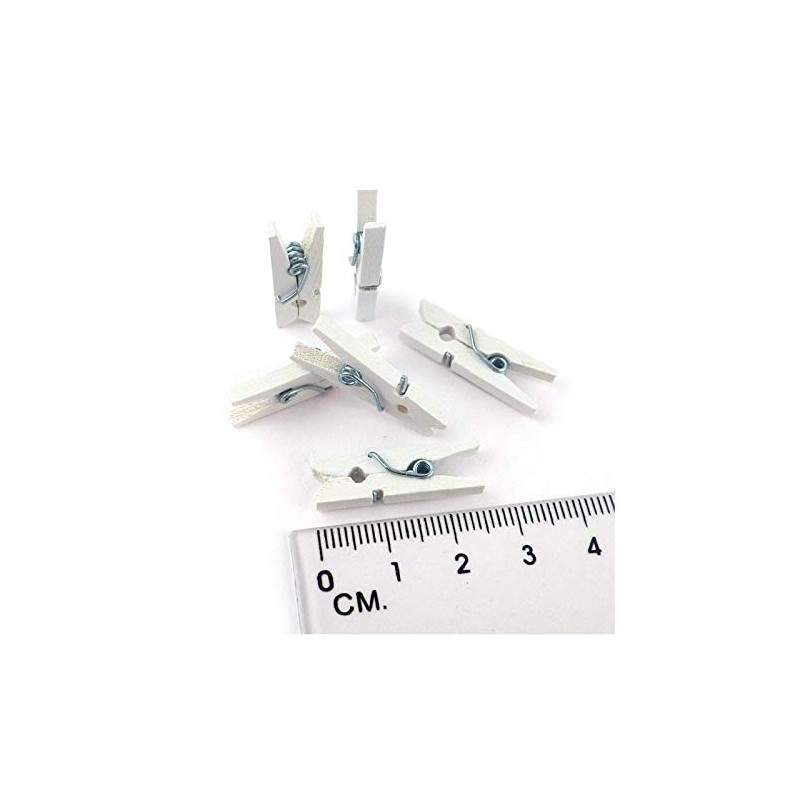 Sepkina 100 Small Cute Mini Decorative Pegs, Clips, Decorative Pegs,
