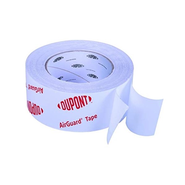 Tyvek Dupont AirGuard Single Sided Tape, Width: 60mm, Length: 25