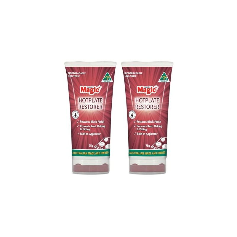 2 x Magic Hotplate Restorer Restores and Protects 75g