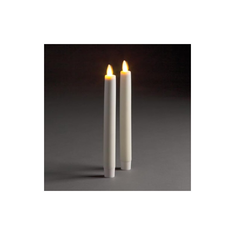 Lightli Moving Flame Tapr 1X8.5, Set of 2