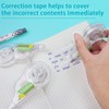 Lzerking Correct Correction Tape,White,32-Count,Transparent Dispenser Shows How Much Tape is