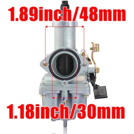 SOAJEE PZ30 Carburetor Filter Kit for 125cc 140cc 150cc 160cc 200cc 250cc 300cc CG 4-stroke Engine Motorcycles ATV Go Kart Pit Dirt Bike JCL 30mm