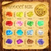 320 Pieces Pirate Treasure, 160 Pieces Gemstones for Children and