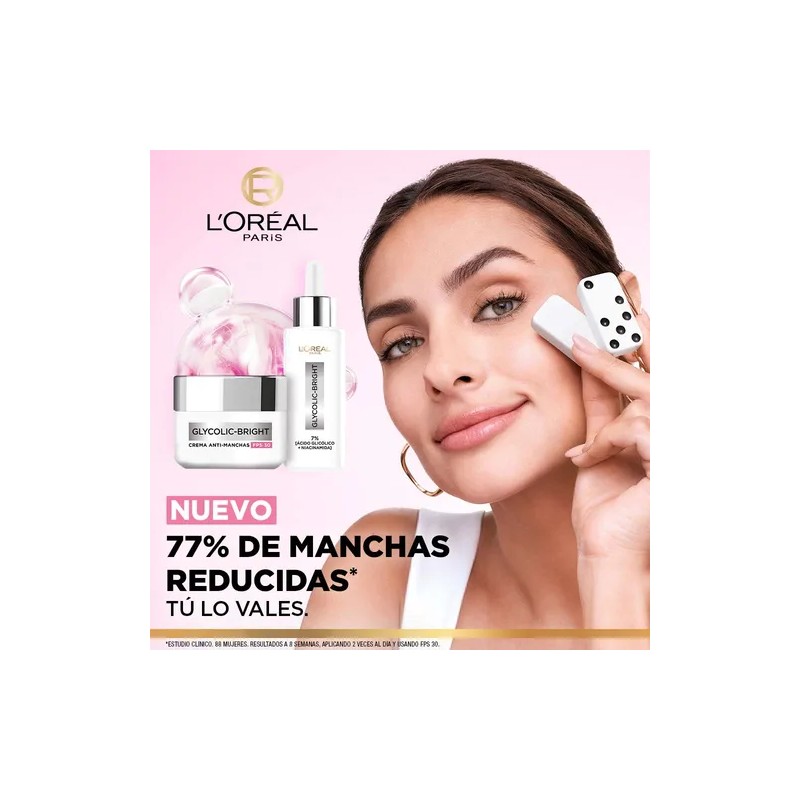 Crema Día Anti-manchas Con Ácido Glicólico L'oréal Paris Todo tipo