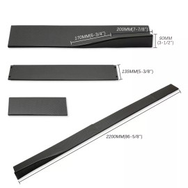 Dreamizer For Hyundai Genesis Coupe Carbon Fiber 78.7" 2m Side Skirts Splitter Extension